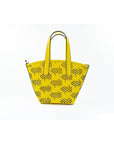 Michael Kors Kimber Small Daffodil Leather 2-in-1 Zip Tote Messenger Bag Purse
