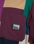 Dolce & Gabbana Multicolor Patchwork Cotton Collared Jacket