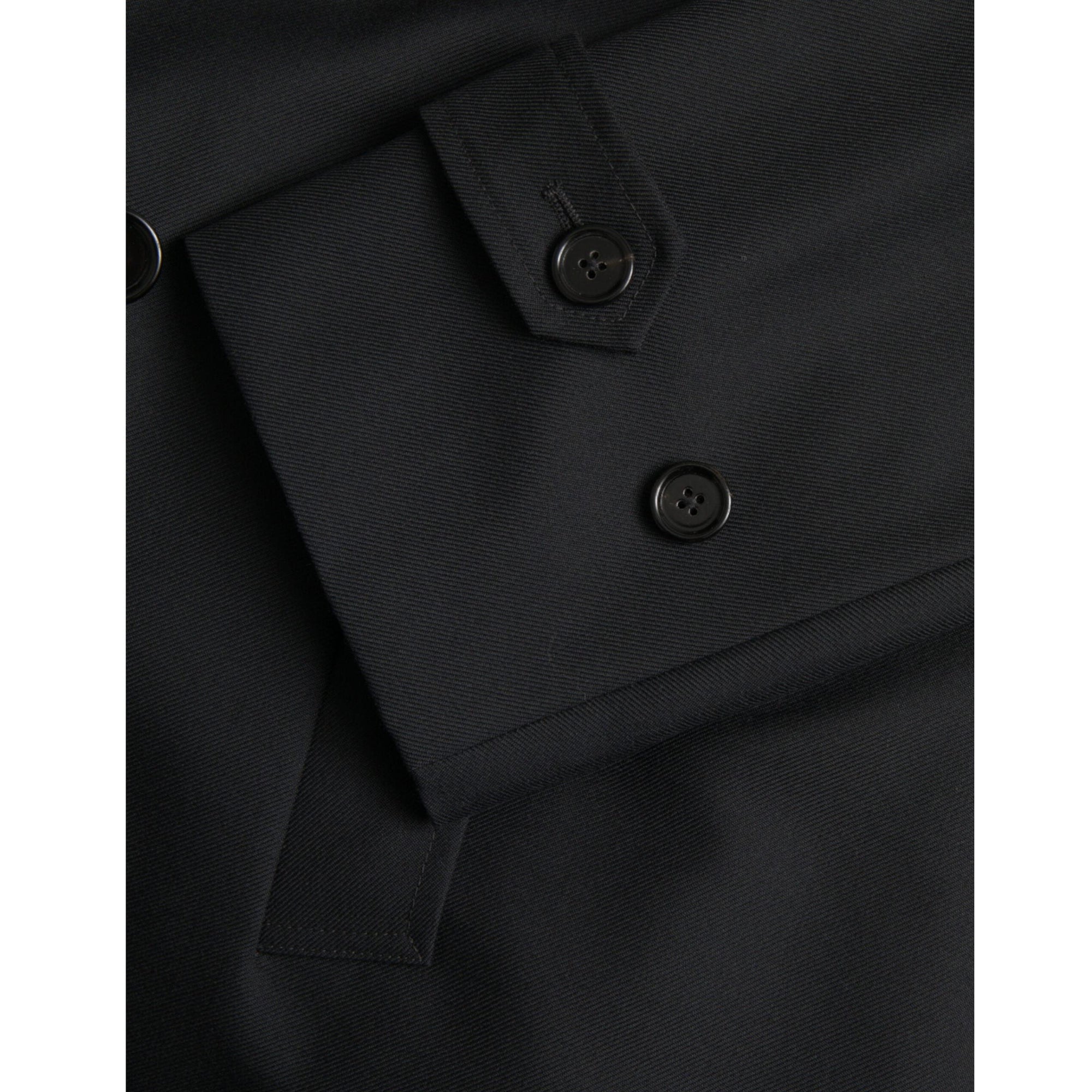 Dolce & Gabbana Black Double Breasted Trench Coat Jacket
