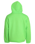 Dolce & Gabbana Neon Green Hooded Top Pullover Sweater