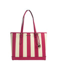Michael Kors Jet Set Travel Large TZ Shoulder PVC Tote Bag Purse Pink