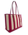 Michael Kors Jet Set Travel Large TZ Shoulder PVC Tote Bag Purse Pink