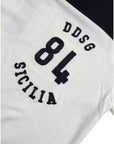 Dolce & Gabbana White Black SICILIA Henley Shirt Pullover Sweater