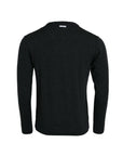 Dolce & Gabbana Dark Gray Wool Crew Neck Pullover Sweater