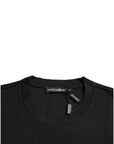 Dolce & Gabbana Black With Love Always Crew Neck Top T-shirt