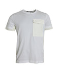 Dolce & Gabbana White Cotton Pocket Short Sleeves T-shirt