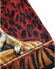 Dolce & Gabbana Multicolor Tiger Print Cotton Short Sleeves T-shirt