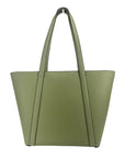 Michael Kors Large Pratt Shoulder Zip Tote Bag Light Sage