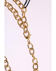Dolce & Gabbana Elegant Gold Crystal Statement Necklace
