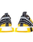 Dolce & Gabbana Chic Logo-Print Stretch Sneakers in Vibrant Yellow