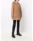 Love Moschino Beige Polyester Women Coat