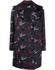 Love Moschino Black Polyester Women Coat