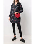Love Moschino Black Polyester Women Coat