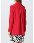 Love Moschino Chic Pink Wool Blend Jacket