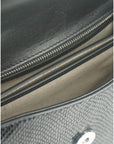 Jimmy Choo Black Leather Top Handle Shoulder Bag
