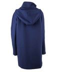 Love Moschino Blue Wool Women Coat