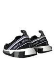 Dolce & Gabbana Black White Slip On Sorrento Sneakers Shoes