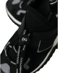 Dolce & Gabbana Black Mesh Sorrento Trekking Sneakers Shoes