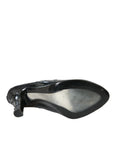Dolce & Gabbana Black Crystal CINDERELLA Heels Pumps Shoes