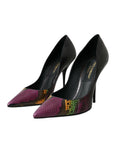 Dolce & Gabbana Multicolor Exotic Leather Heels Pumps Shoes