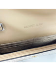 Michael Kors Jet Set Travel Pale Gold Small Flap Clutch Crossbody Bag