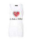 Dolce & Gabbana White Cotton Women Tank Top