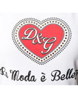 Dolce & Gabbana White Cotton Women Tank Top