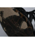 Dolce & Gabbana Black Suede Ankle Strap Stiletto Shoes