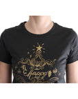 Dolce & Gabbana Elegant Gray Cotton Tee with Exclusive Print