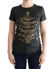 Dolce & Gabbana Emerald Green Cotton Tee with 2017 Print