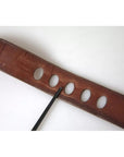 Dolce & Gabbana Brown Leather Gold Metal Buckle Women Belt