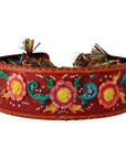 Dolce & Gabbana Multicolor Floral Wide Waist Carretto Belt