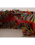 Dolce & Gabbana Multicolor Floral Wide Waist Carretto Belt