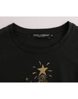 Dolce & Gabbana Emerald Green Cotton Tee with 2017 Print