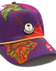 Moncler x Palm Angels Purple Cotton Hats & Cap