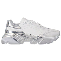 Dolce & Gabbana White Calfskin Men Sneaker