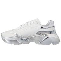 Dolce & Gabbana White Calfskin Men Sneaker