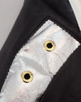 Dolce & Gabbana Black Leather Hooded Blouson Coat Jacket
