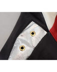 Dolce & Gabbana Black Leather Hooded Blouson Coat Jacket