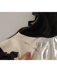 Dolce & Gabbana Black Leather Hooded Blouson Jacket