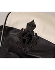 Dolce & Gabbana Black Leather Hooded Blouson Jacket