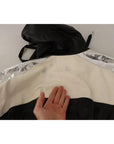 Dolce & Gabbana Black Leather Hooded Blouson Jacket