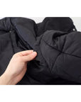 Dolce & Gabbana Black Nylon Hooded Parka Coat Winter Jacket