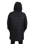 Dolce & Gabbana Black Nylon Hooded Parka Coat Winter Jacket