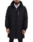 Dolce & Gabbana Black Nylon Hooded Parka Coat Winter Jacket