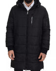 Dolce & Gabbana Black Nylon Hooded Parka Coat Winter Jacket