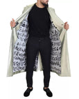 Dolce & Gabbana Gold Viscose Long Double Breasted Jacket