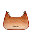 Michael Kors Cora Medium PVC Zip Pouchette Crossbody Bag