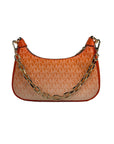 Michael Kors Cora Medium PVC Zip Pouchette Crossbody Bag