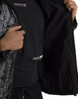 Dolce & Gabbana Gray Bandana Hooded Full Zip Bomber Jacket